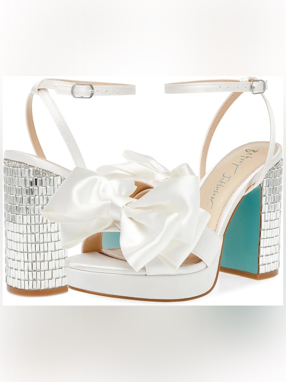 Betsey Johnson Maddy White Heels